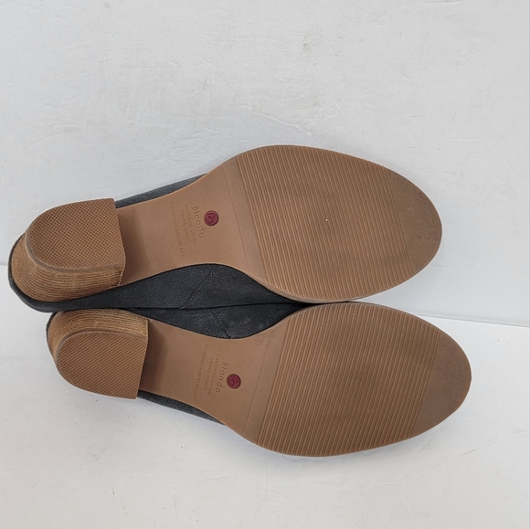 Blondo Norwich Mules Slip On Shoes Grey Suede Leather Waterproof Size 12 - Picture 10 of 10